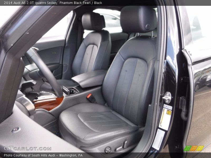 Phantom Black Pearl / Black 2014 Audi A6 2.0T quattro Sedan