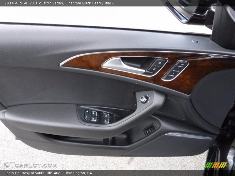 Phantom Black Pearl / Black 2014 Audi A6 2.0T quattro Sedan