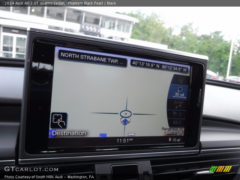 Phantom Black Pearl / Black 2014 Audi A6 2.0T quattro Sedan