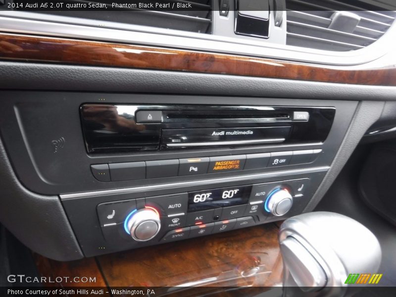 Phantom Black Pearl / Black 2014 Audi A6 2.0T quattro Sedan