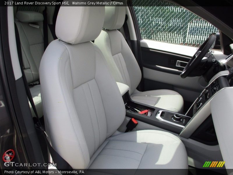 Front Seat of 2017 Discovery Sport HSE