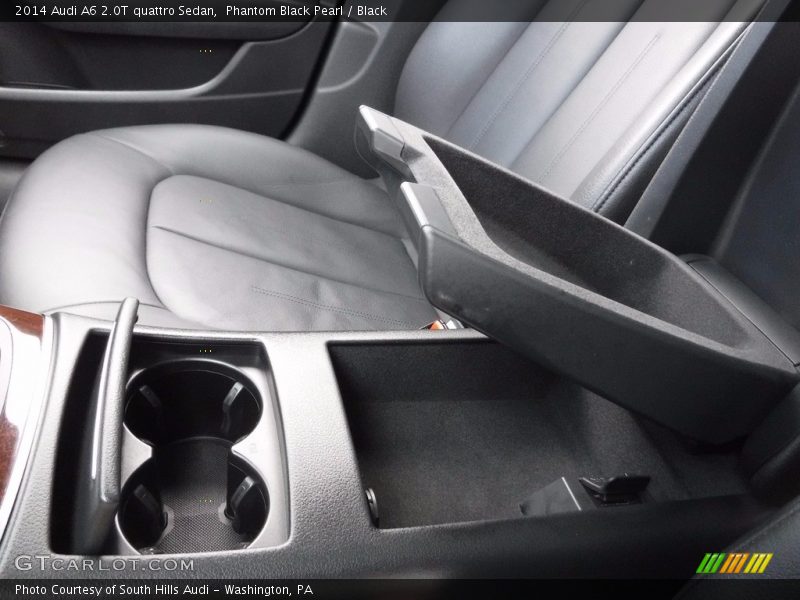 Phantom Black Pearl / Black 2014 Audi A6 2.0T quattro Sedan