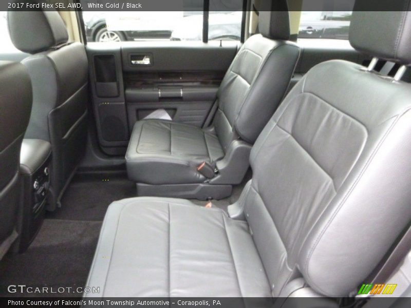 White Gold / Black 2017 Ford Flex SEL AWD