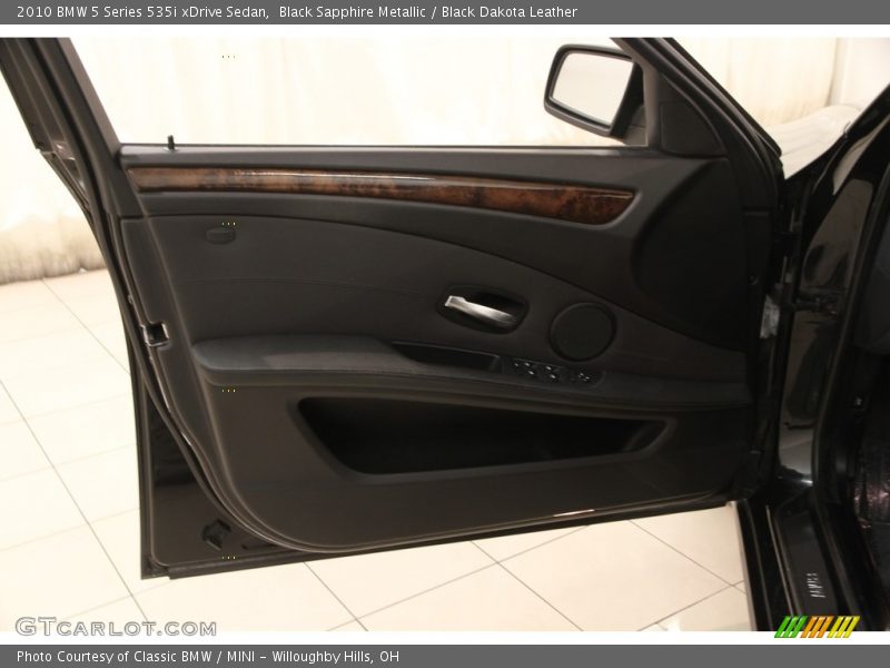 Black Sapphire Metallic / Black Dakota Leather 2010 BMW 5 Series 535i xDrive Sedan