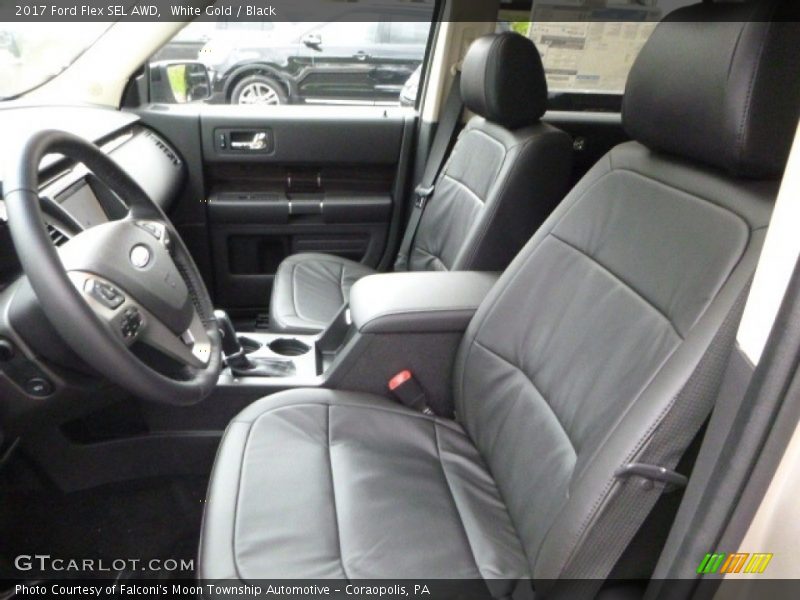 White Gold / Black 2017 Ford Flex SEL AWD