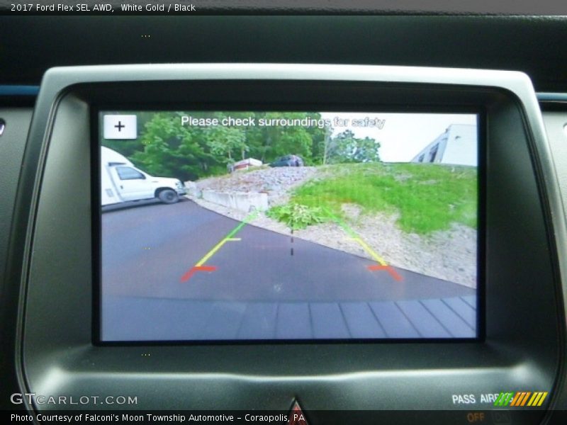 White Gold / Black 2017 Ford Flex SEL AWD