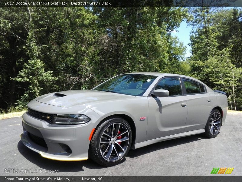 Destroyer Grey / Black 2017 Dodge Charger R/T Scat Pack