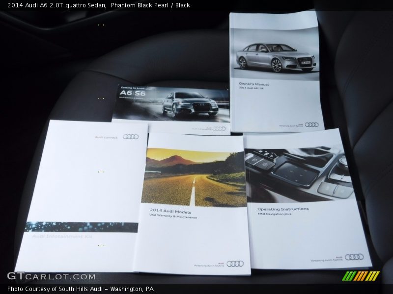 Phantom Black Pearl / Black 2014 Audi A6 2.0T quattro Sedan