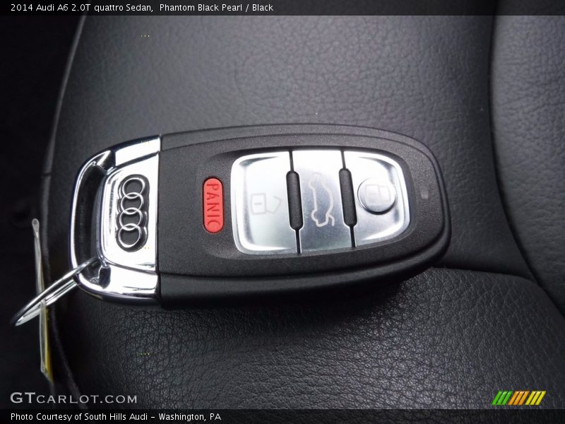 Phantom Black Pearl / Black 2014 Audi A6 2.0T quattro Sedan
