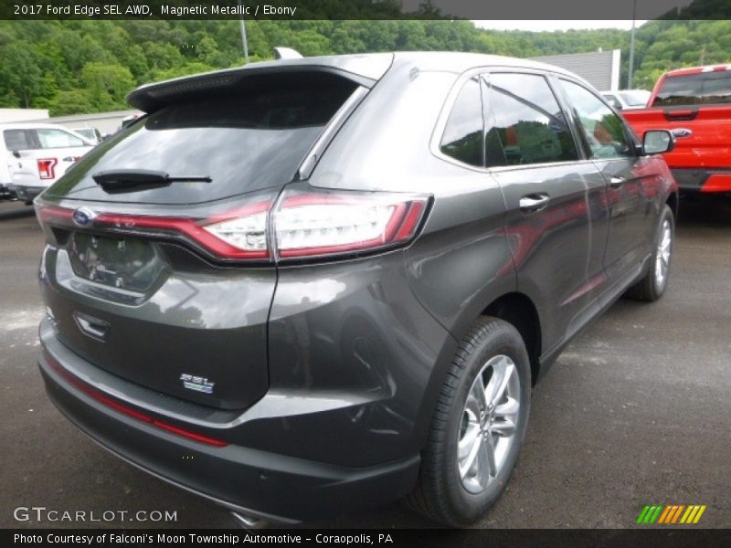 Magnetic Metallic / Ebony 2017 Ford Edge SEL AWD