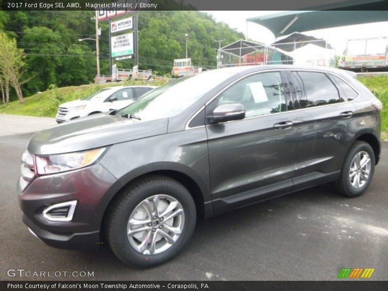 Magnetic Metallic / Ebony 2017 Ford Edge SEL AWD