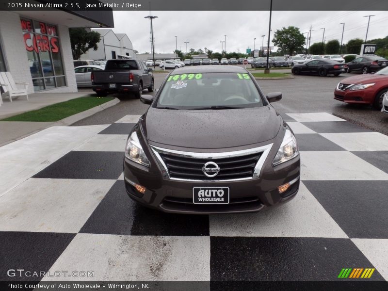 Java Metallic / Beige 2015 Nissan Altima 2.5 S