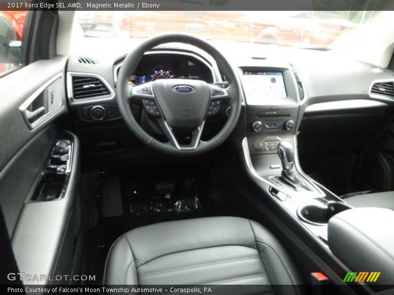 Magnetic Metallic / Ebony 2017 Ford Edge SEL AWD