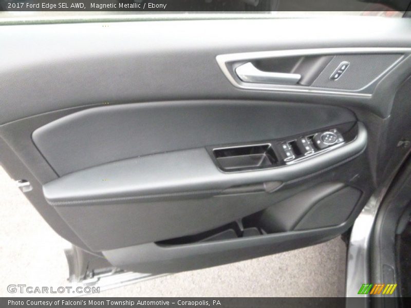 Magnetic Metallic / Ebony 2017 Ford Edge SEL AWD