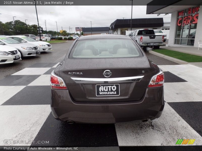Java Metallic / Beige 2015 Nissan Altima 2.5 S