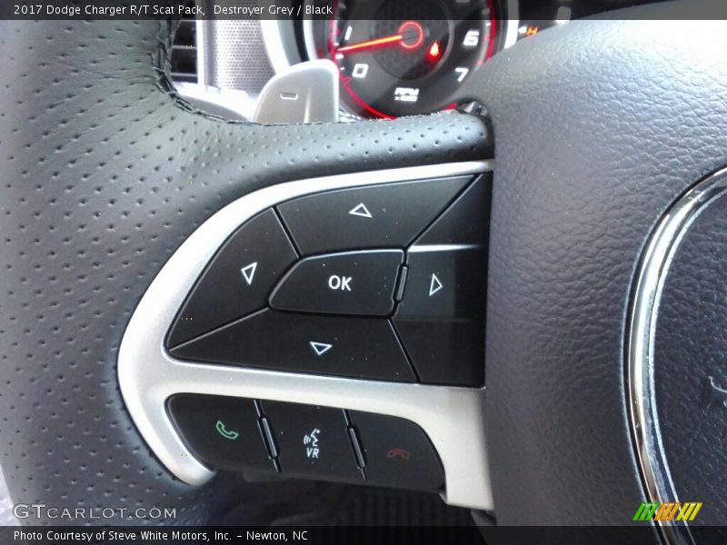 Destroyer Grey / Black 2017 Dodge Charger R/T Scat Pack