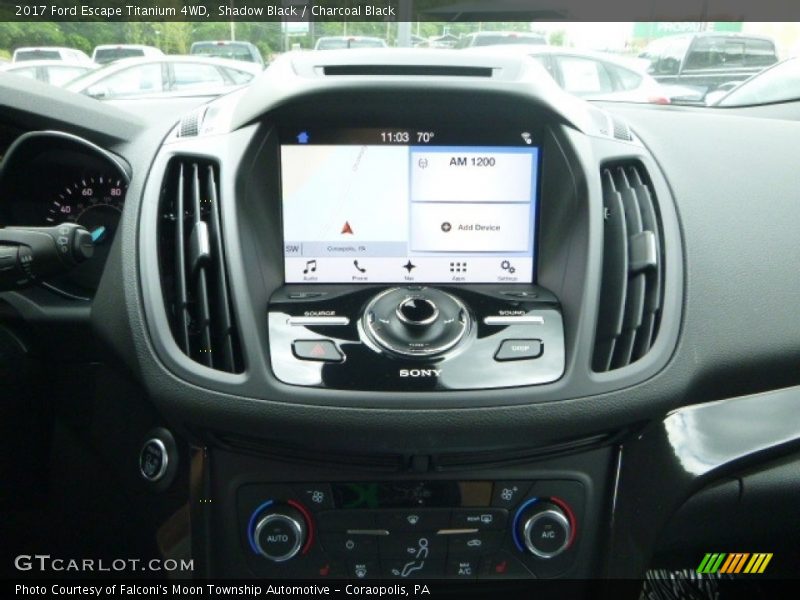 Shadow Black / Charcoal Black 2017 Ford Escape Titanium 4WD