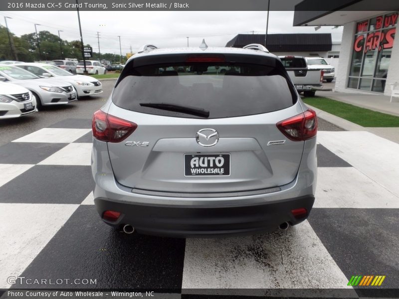 Sonic Silver Metallic / Black 2016 Mazda CX-5 Grand Touring