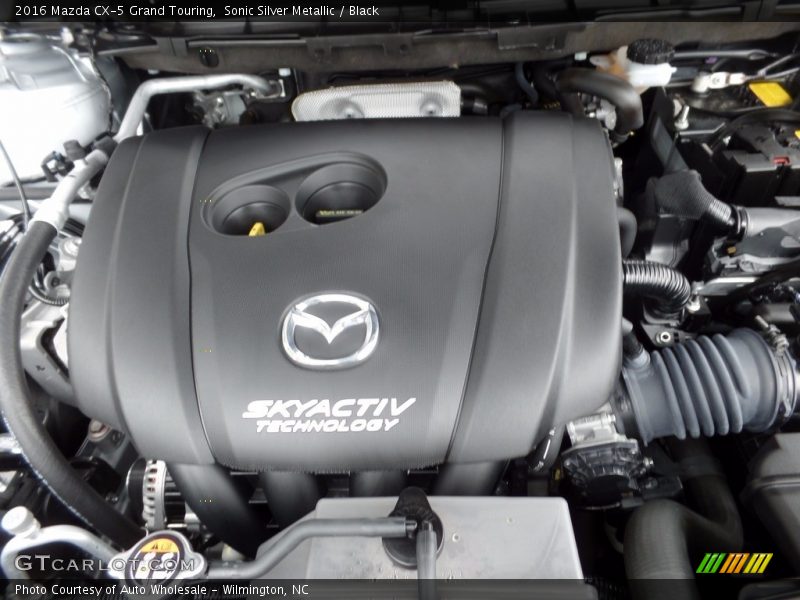 Sonic Silver Metallic / Black 2016 Mazda CX-5 Grand Touring