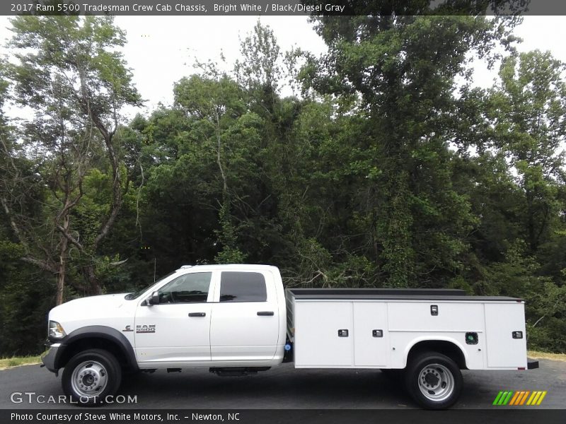 Bright White / Black/Diesel Gray 2017 Ram 5500 Tradesman Crew Cab Chassis