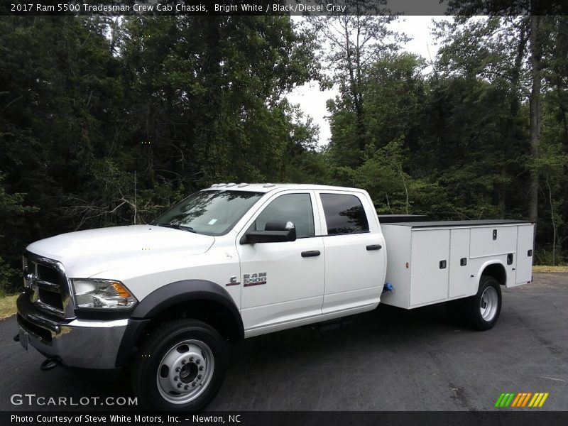 Bright White / Black/Diesel Gray 2017 Ram 5500 Tradesman Crew Cab Chassis