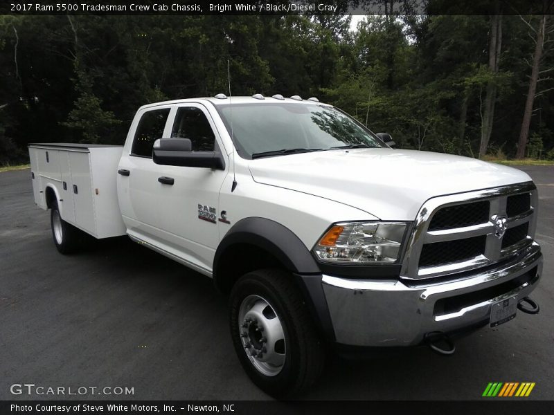 Bright White / Black/Diesel Gray 2017 Ram 5500 Tradesman Crew Cab Chassis