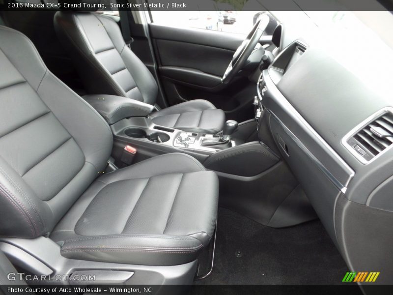 Sonic Silver Metallic / Black 2016 Mazda CX-5 Grand Touring