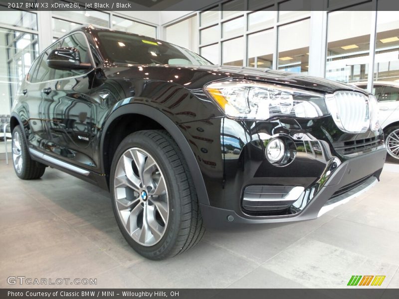 Jet Black / Black 2017 BMW X3 xDrive28i