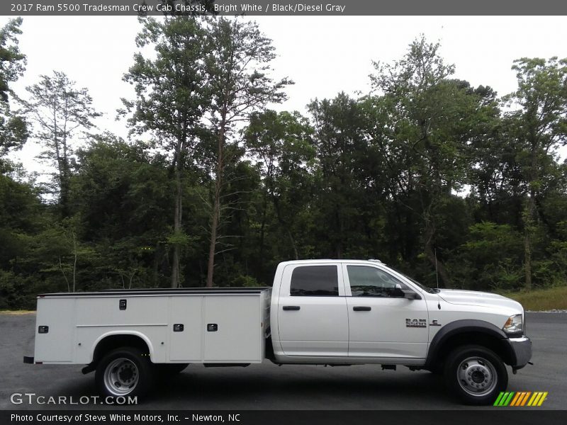 Bright White / Black/Diesel Gray 2017 Ram 5500 Tradesman Crew Cab Chassis