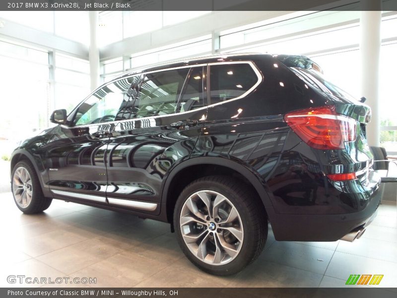 Jet Black / Black 2017 BMW X3 xDrive28i
