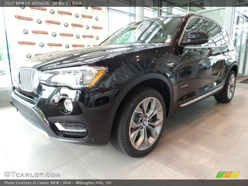 Jet Black / Black 2017 BMW X3 xDrive28i