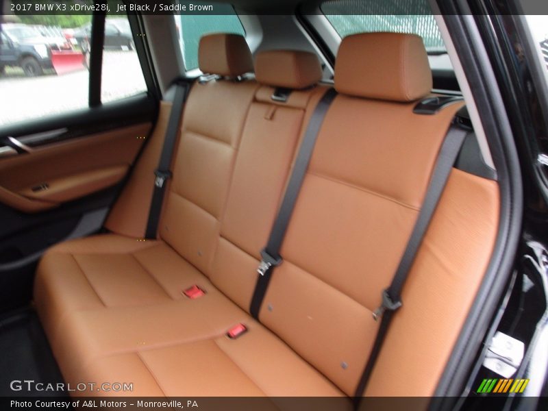 Jet Black / Saddle Brown 2017 BMW X3 xDrive28i