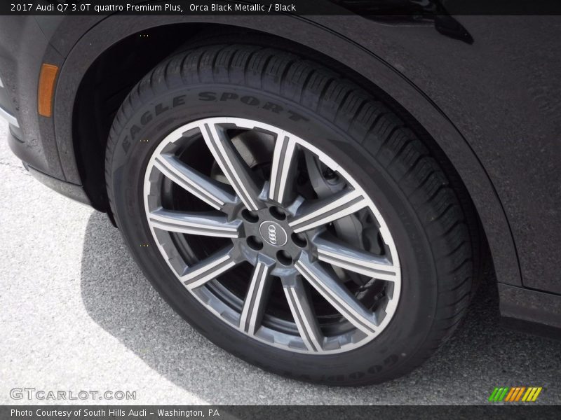 Orca Black Metallic / Black 2017 Audi Q7 3.0T quattro Premium Plus