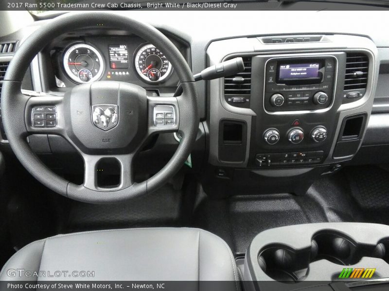 Bright White / Black/Diesel Gray 2017 Ram 5500 Tradesman Crew Cab Chassis