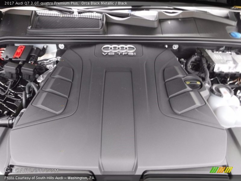 Orca Black Metallic / Black 2017 Audi Q7 3.0T quattro Premium Plus