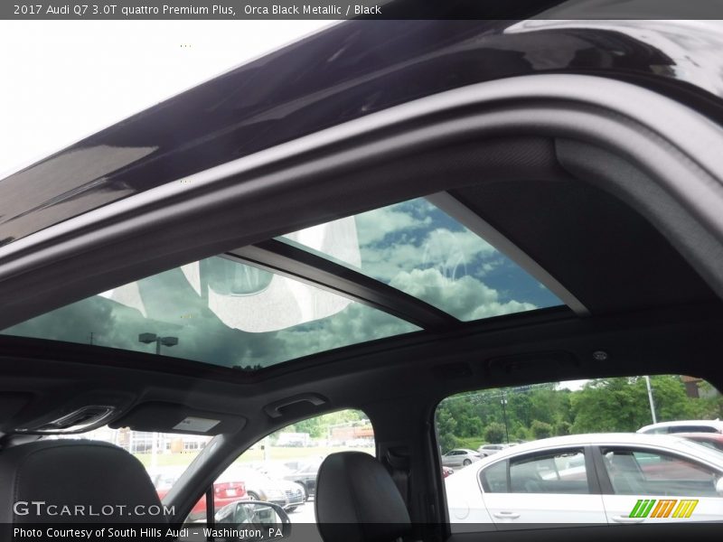Orca Black Metallic / Black 2017 Audi Q7 3.0T quattro Premium Plus