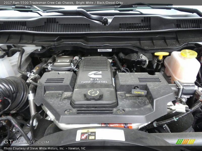 Bright White / Black/Diesel Gray 2017 Ram 5500 Tradesman Crew Cab Chassis
