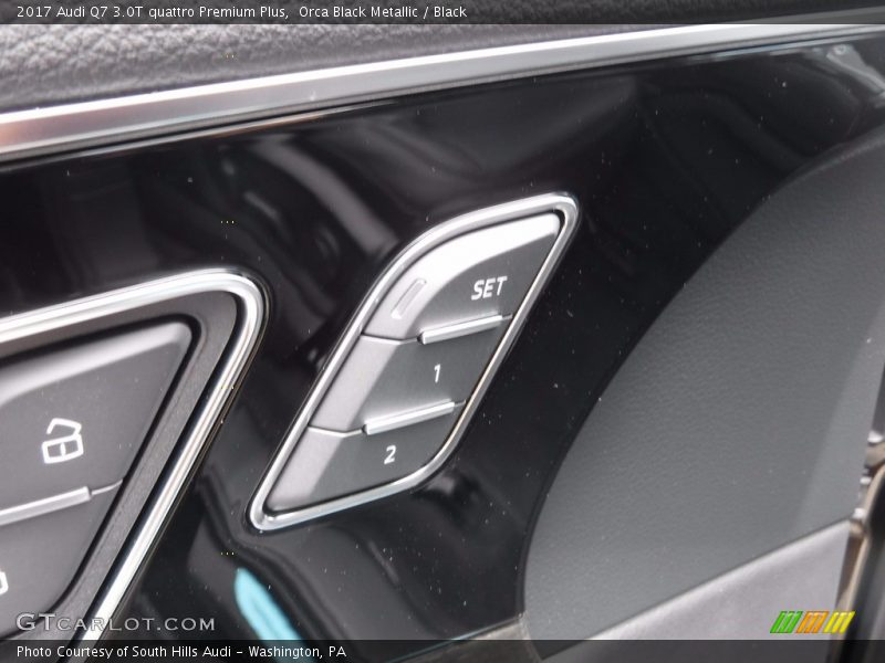 Orca Black Metallic / Black 2017 Audi Q7 3.0T quattro Premium Plus
