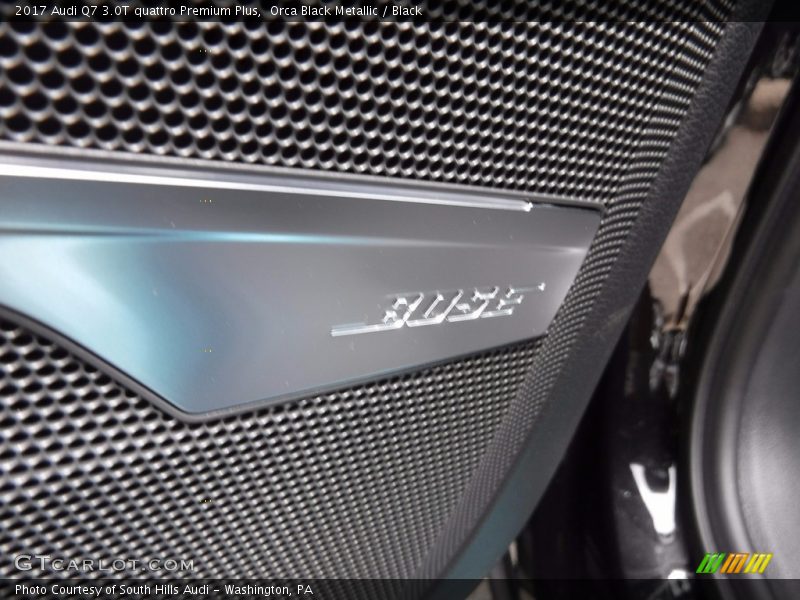 Orca Black Metallic / Black 2017 Audi Q7 3.0T quattro Premium Plus