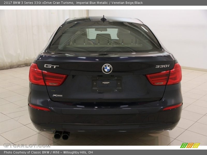 Imperial Blue Metallic / Venetian Beige/Black 2017 BMW 3 Series 330i xDrive Gran Turismo