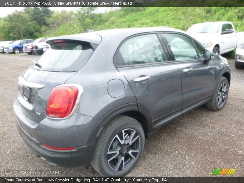Grigio Graphite (Graphite Grey) / Nero (Black) 2017 Fiat 500X Pop AWD