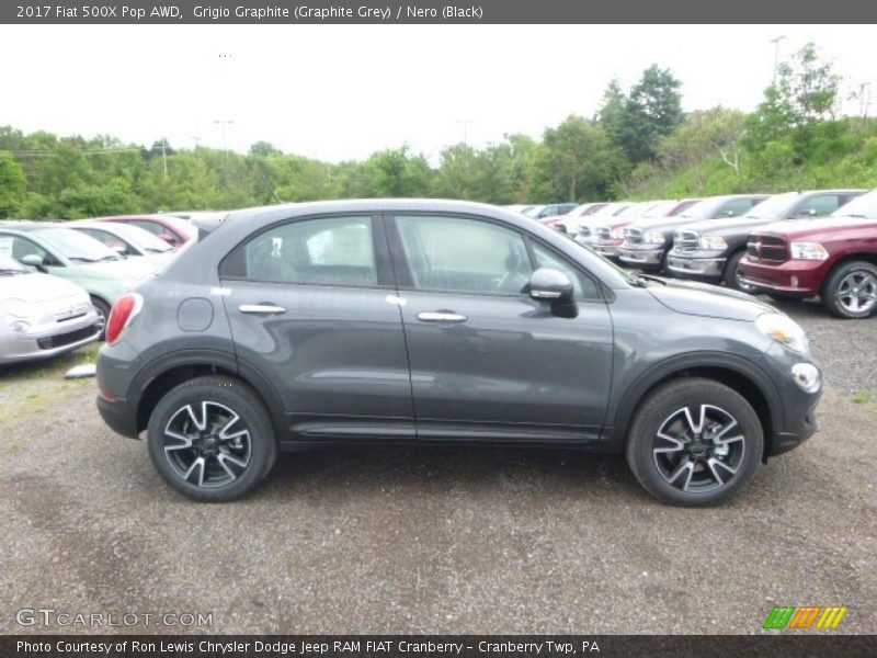 Grigio Graphite (Graphite Grey) / Nero (Black) 2017 Fiat 500X Pop AWD