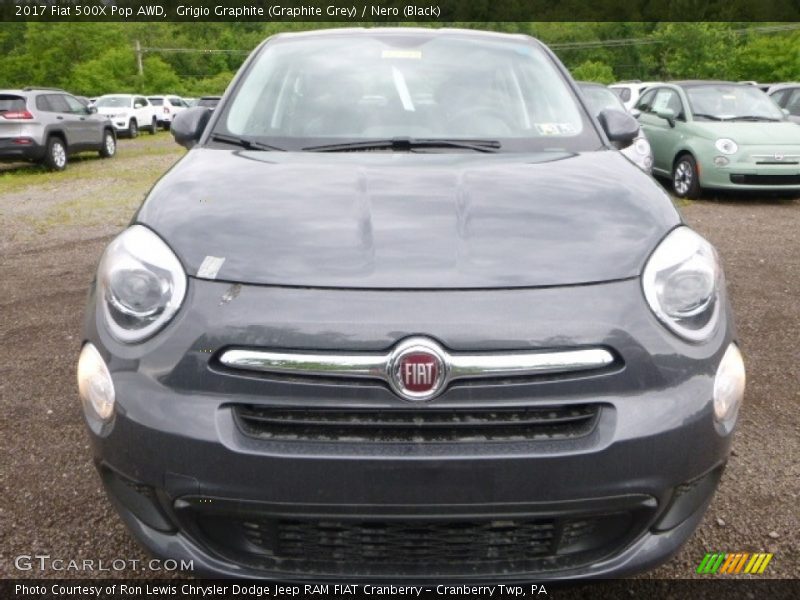 Grigio Graphite (Graphite Grey) / Nero (Black) 2017 Fiat 500X Pop AWD