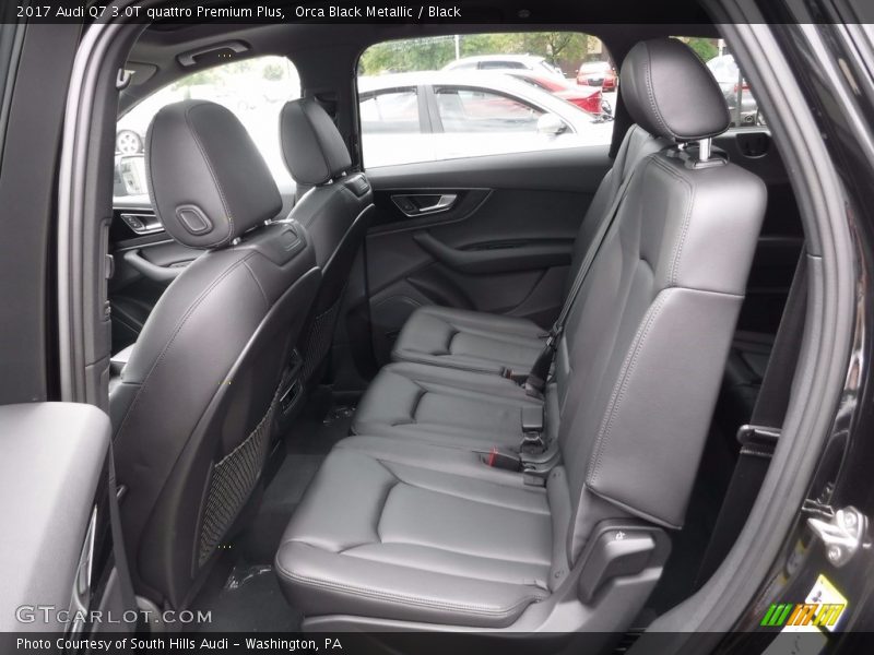 Orca Black Metallic / Black 2017 Audi Q7 3.0T quattro Premium Plus