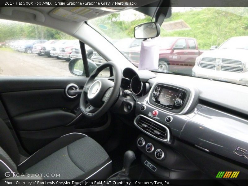 Grigio Graphite (Graphite Grey) / Nero (Black) 2017 Fiat 500X Pop AWD