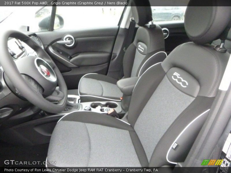 Grigio Graphite (Graphite Grey) / Nero (Black) 2017 Fiat 500X Pop AWD