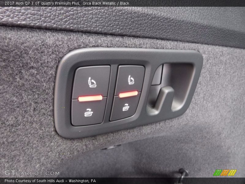 Orca Black Metallic / Black 2017 Audi Q7 3.0T quattro Premium Plus
