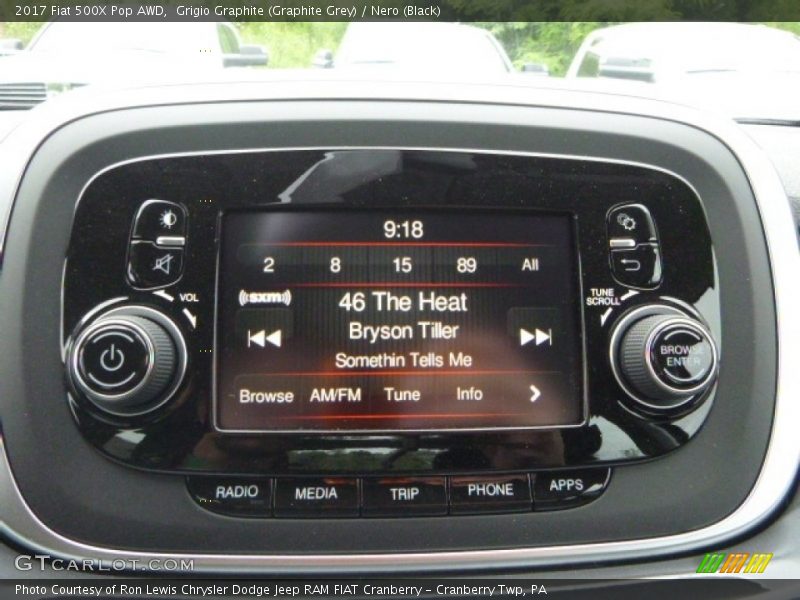 Grigio Graphite (Graphite Grey) / Nero (Black) 2017 Fiat 500X Pop AWD