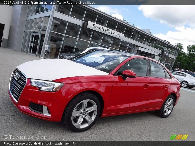 Tango Red Metallic / Black 2017 Audi A3 2.0 Premium quttaro