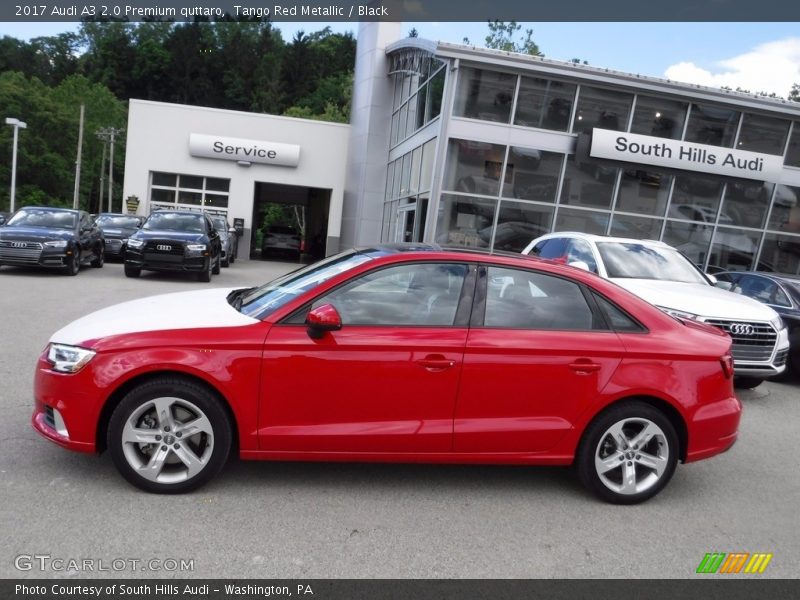 Tango Red Metallic / Black 2017 Audi A3 2.0 Premium quttaro